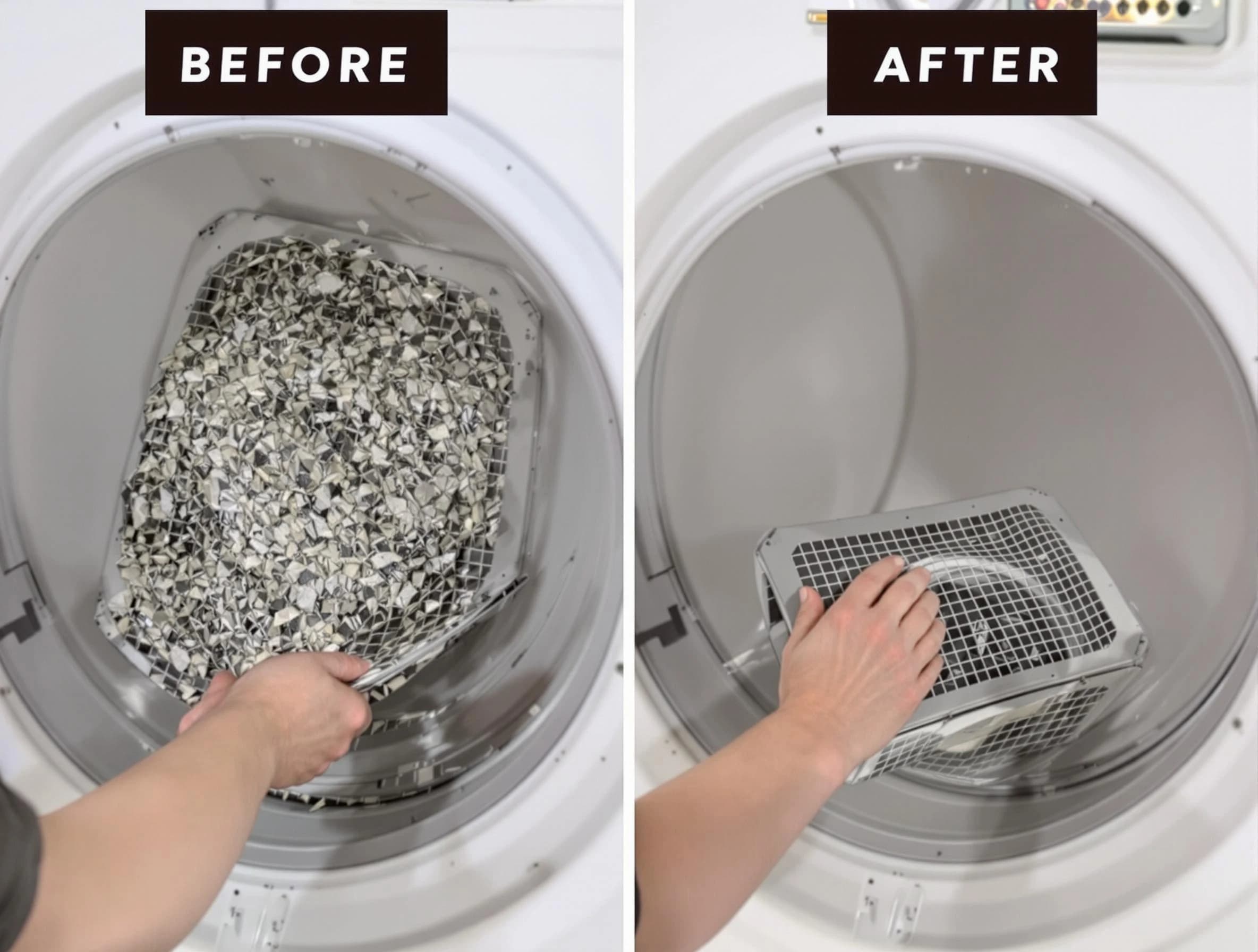 Professional lint trap cleaning by Newton Dryer Vent Cleaning in Newton