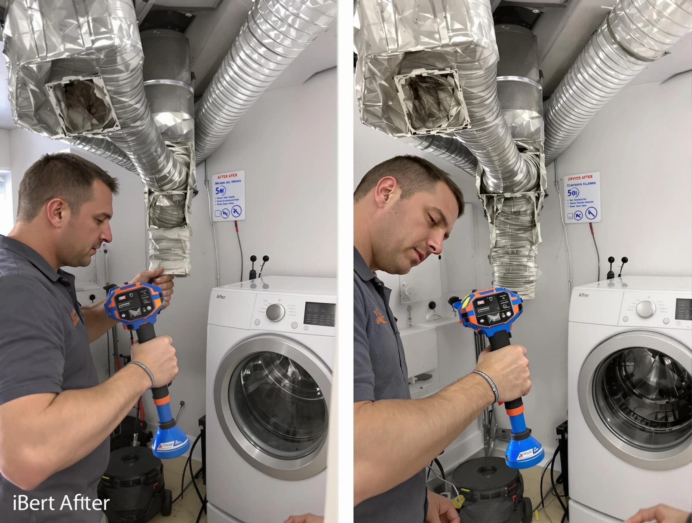 Professional clogged vent cleaning by Newton Dryer Vent Cleaning in Newton