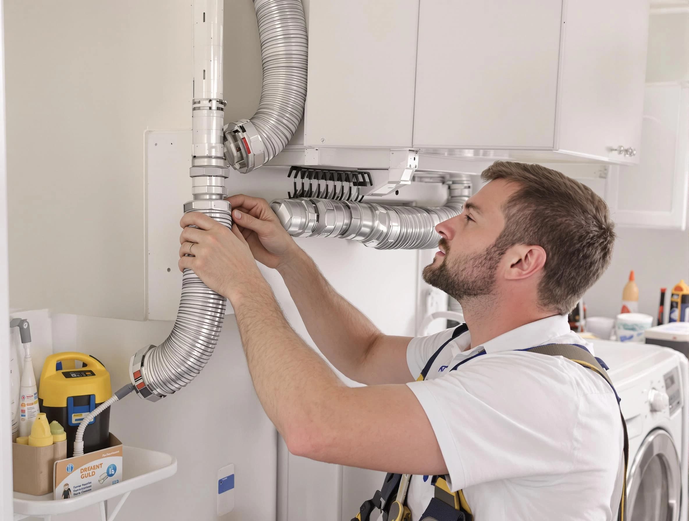 Professional dryer vent repair and installation by Newton Dryer Vent Cleaning in Newton