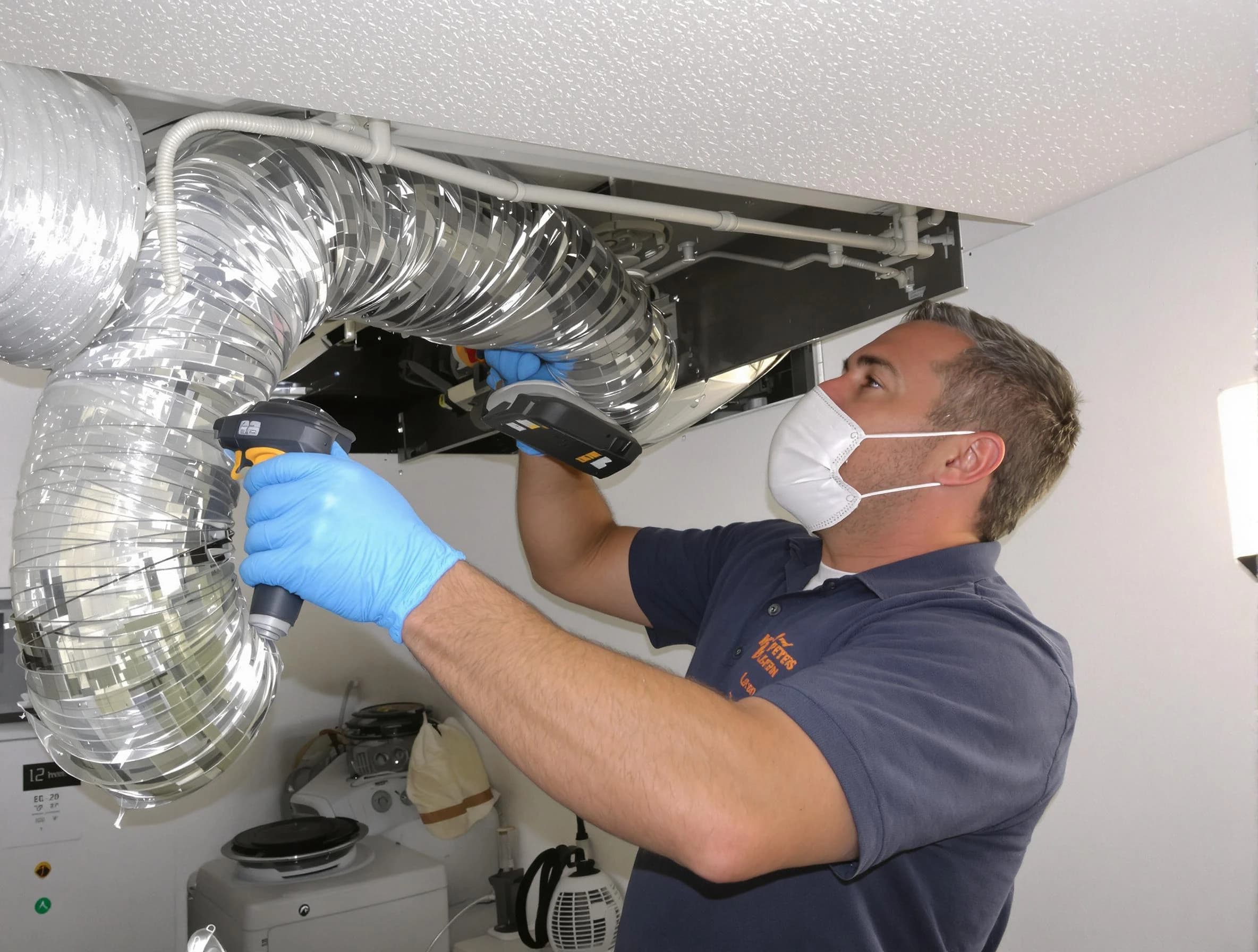 Newton Dryer Vent Cleaning professional performing thorough residential dryer vent cleaning in Newton