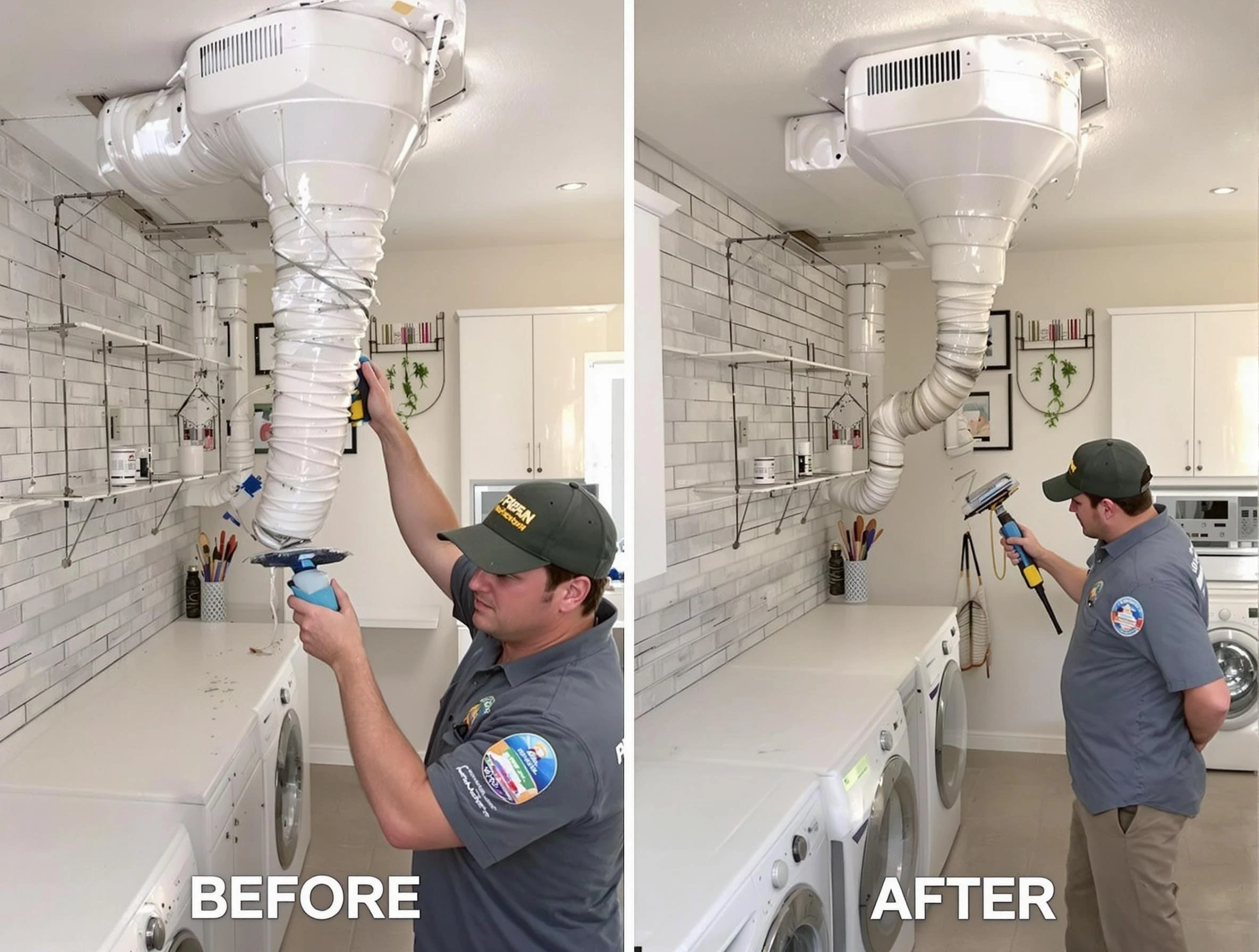 Professional dryer exhaust vent cleaning by Newton Dryer Vent Cleaning in Newton
